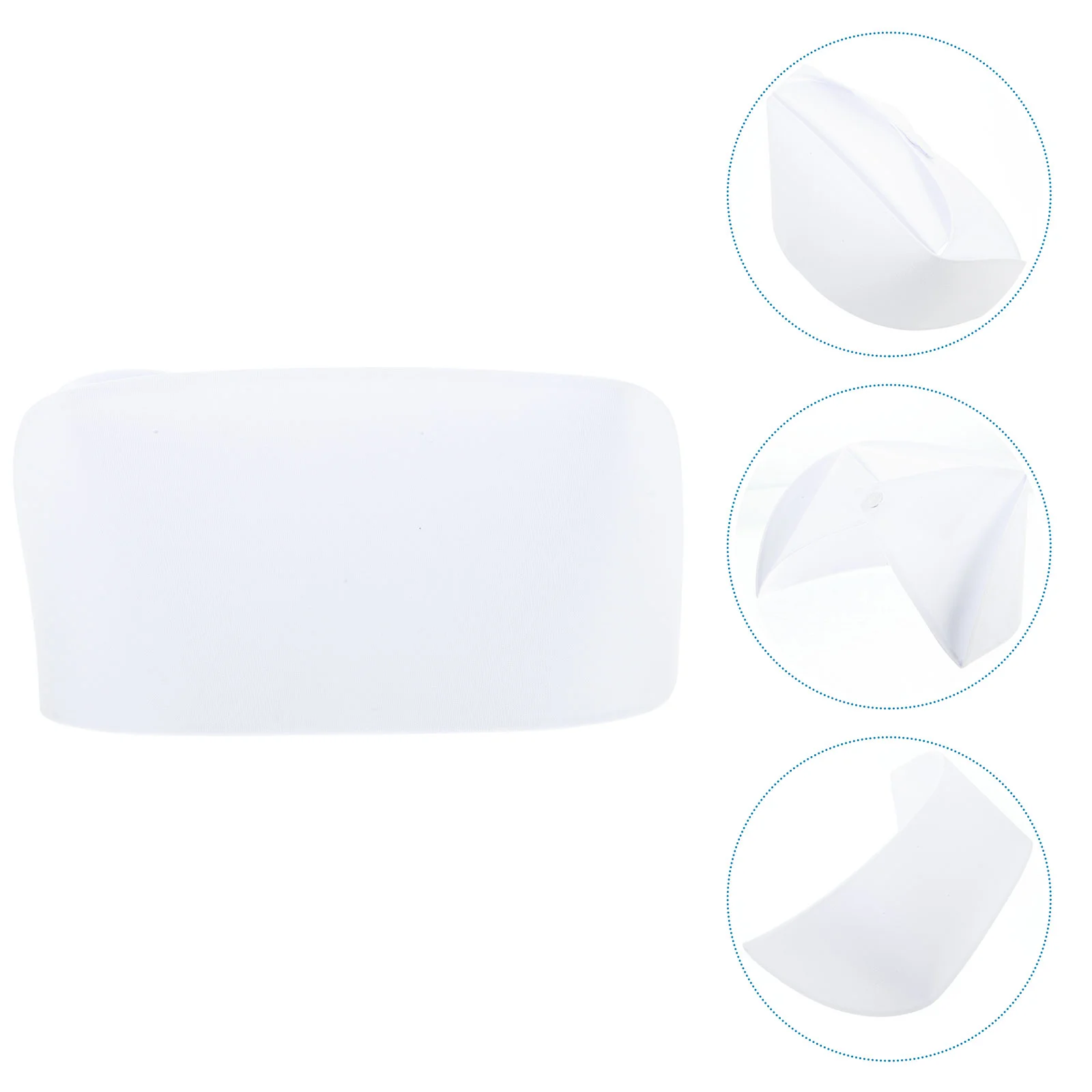 Bandeau de sauna blanc pour infirmière, chapeau UC pour femme, bandeau, casquettes, GelUC