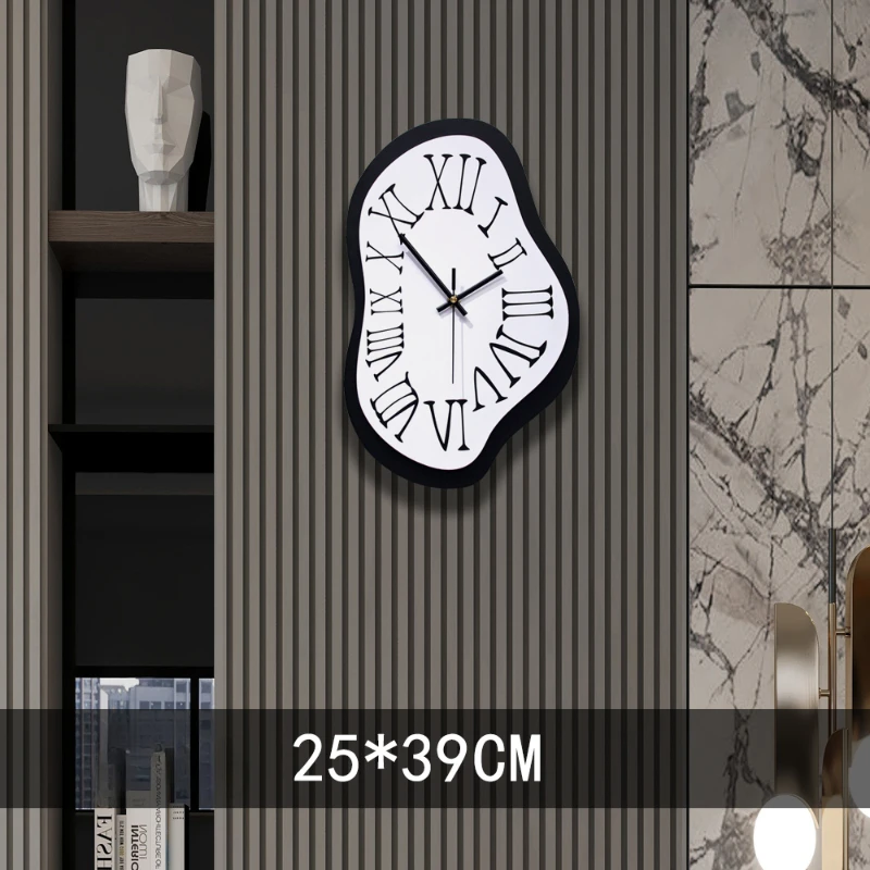 Battery Hands Wall Clock Modern Design Minimalist Unique Aesthetic Clock Wall Art Design Operated Reloj De Pared Ornament