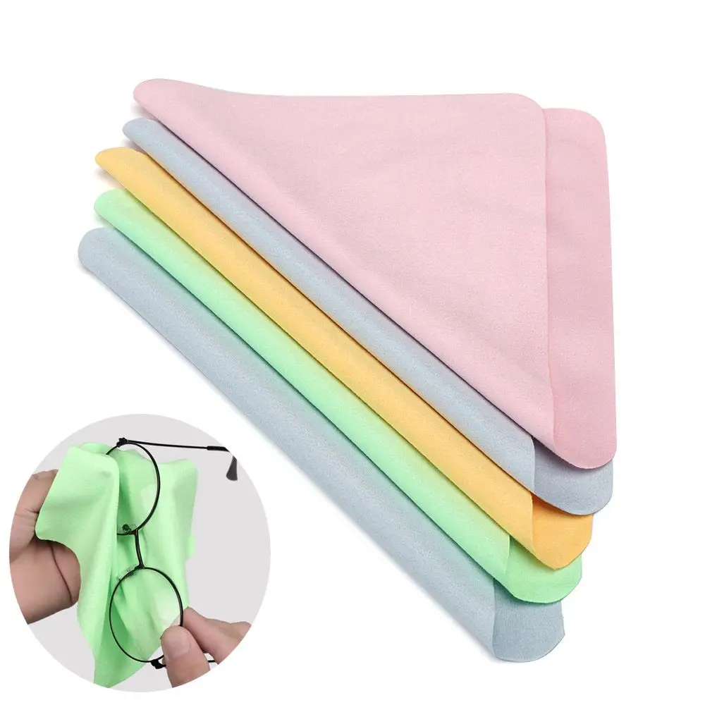 

5Pcs/pack Simple Computer Microfiber Camera Mobile Phone Screen clean Cloth Cleaning Lens wipe cloths Cleaner