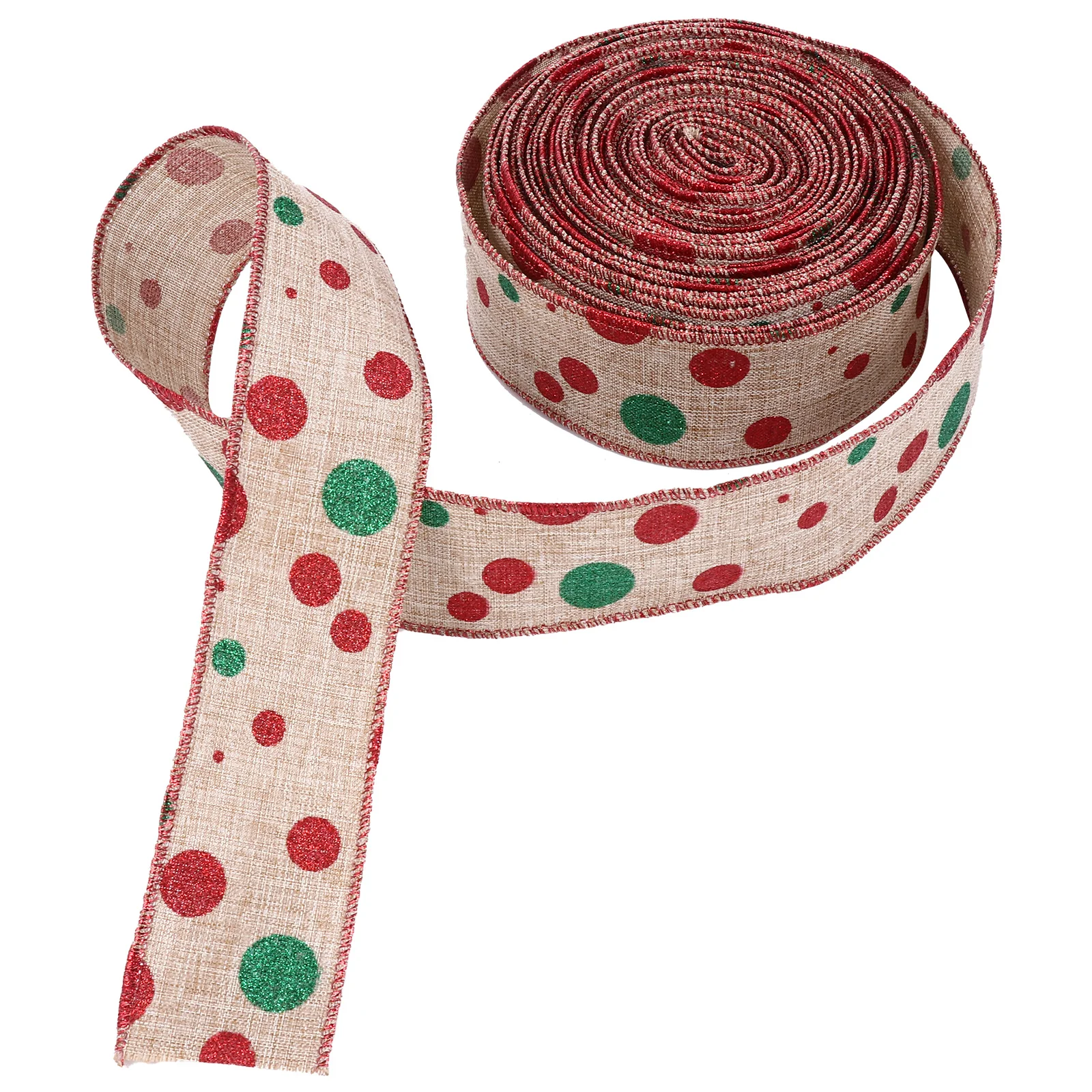 

Durable Christmas Burlap Jute Ribbon Packing Ribbon Roll for Home Wall Decoration Party Crafts Party Decoration Craft