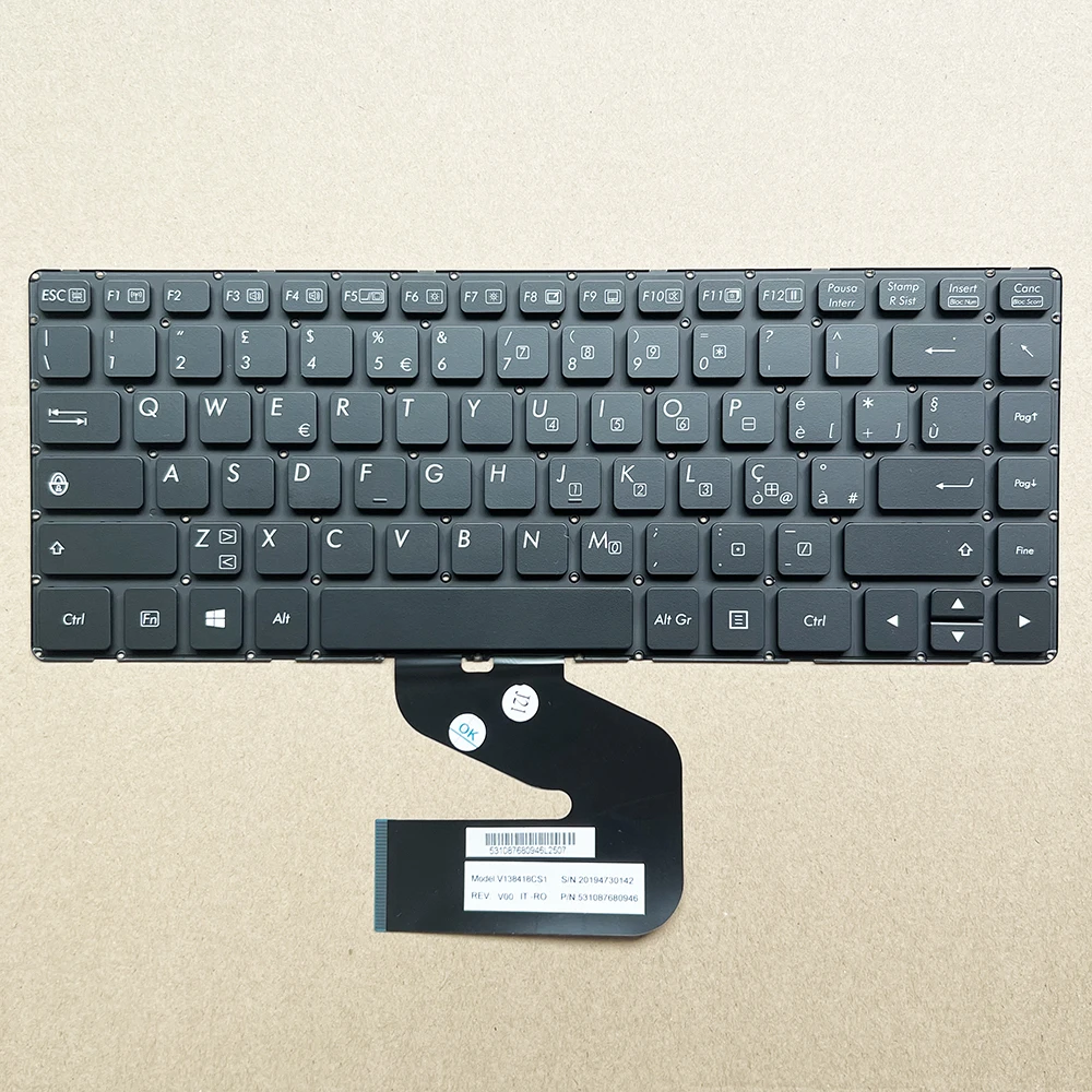 Imagem -03 - Teclado Italiano para Getac S410 g1 g2 g3 S410v Sl3dydaaadxx Sl2dzdaaadxx Sl2dydaasdmx sem Moldura20234730288 it