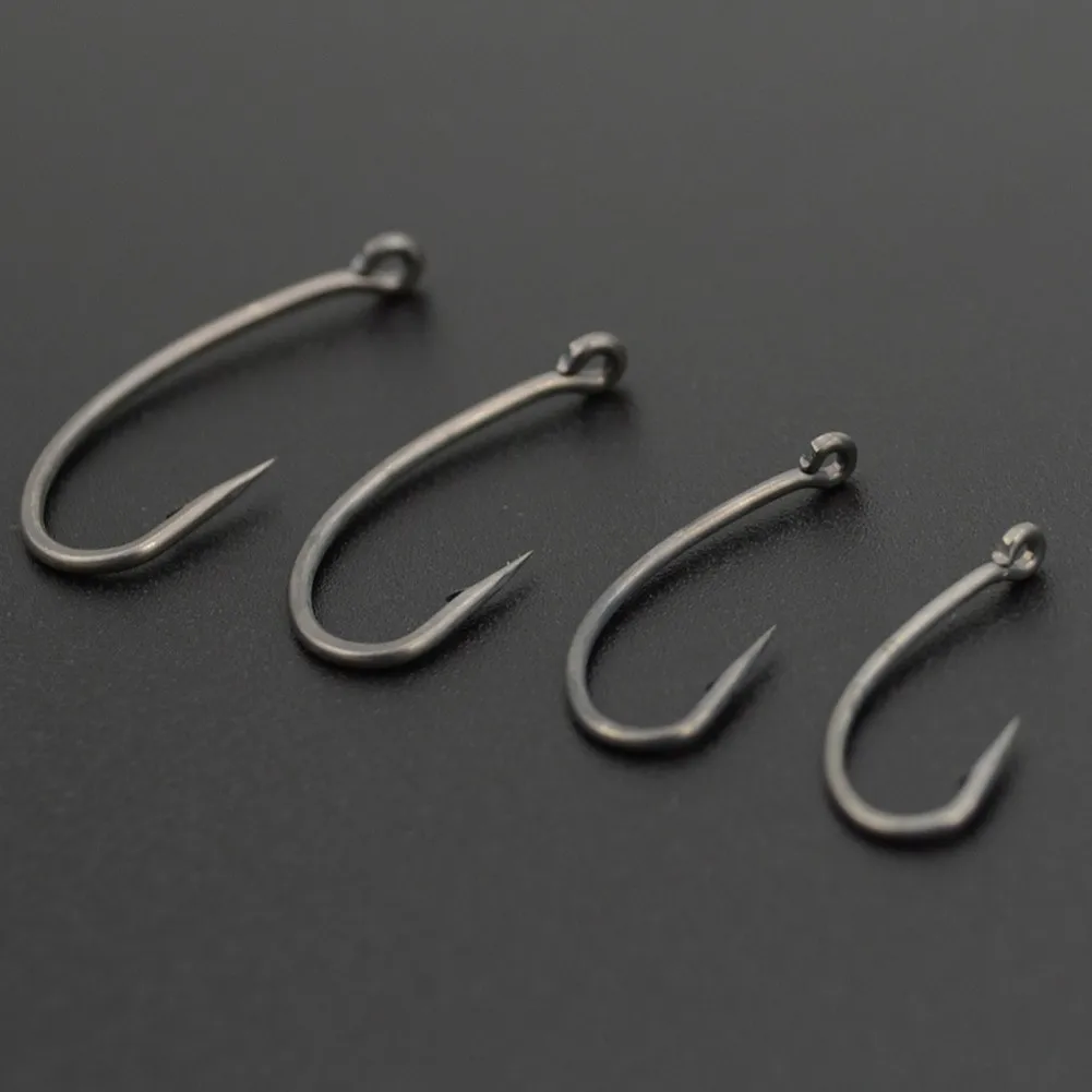 

50x Carp Hooks Carp Curve For Hair Rigs Hook Hooks Professional Parts Portable Practical Brand New High Quality