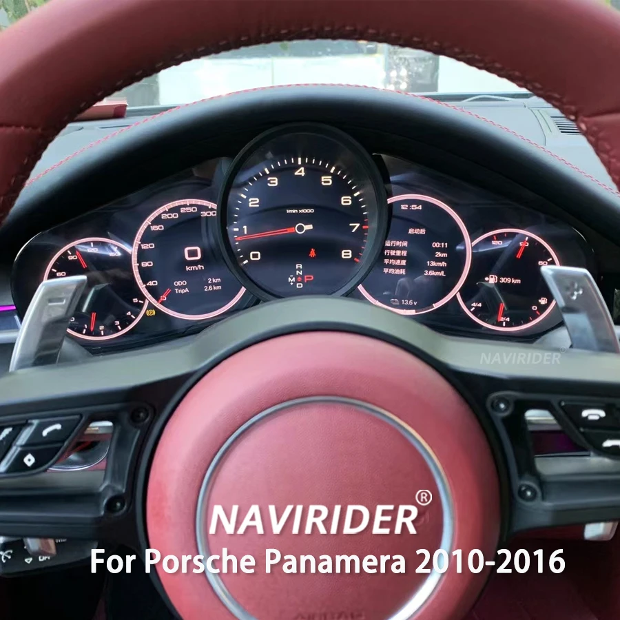 

Приборная панель для Porsche Panamera 2010-2016, новый автомобильный ЖК-цифровой кластер, виртуальный кабин, измеритель скорости, приборная панель, кластер