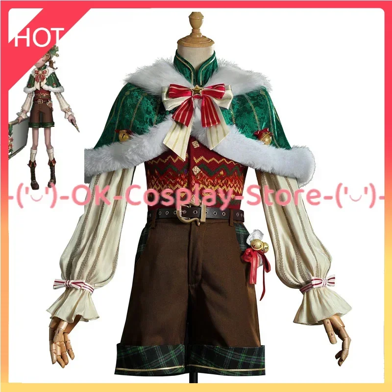 Edgar Valden Cosplay Costume Game Identity V Painter Cosplay Christmas Party Suit Halloween Uniforms Custom Made