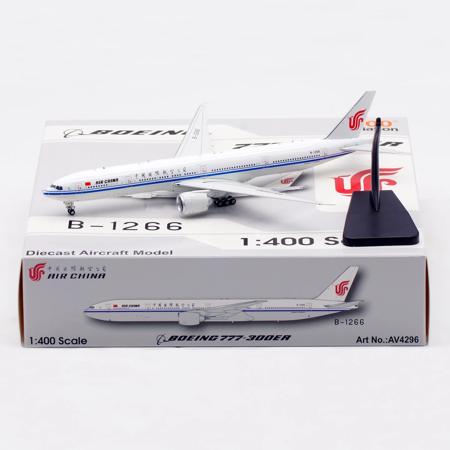 

AV4296 Alloy Collectible Plane Gift Aviation 1:400 AIR CHINA "StarAlliance" Boeing B777-300ER Diecast Aircraft Jet Model B-1266