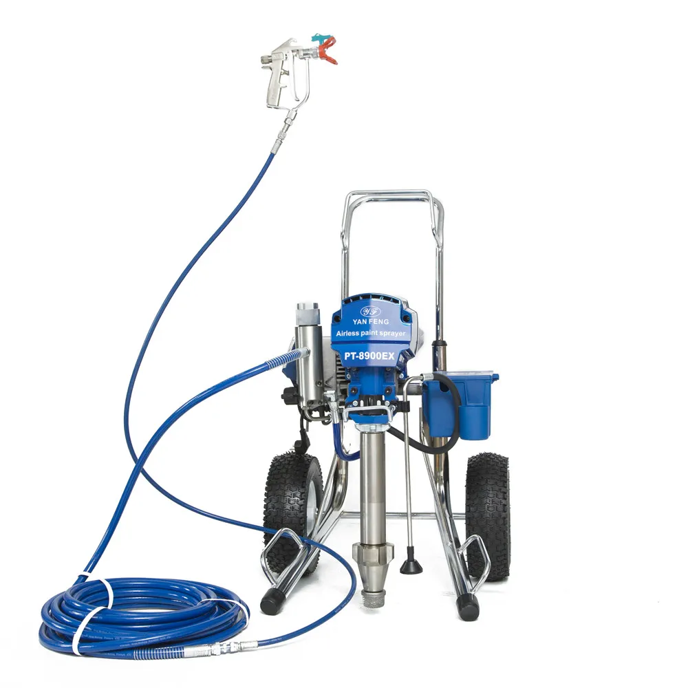 

China Factory High Pressure 6.5HP Airless Putty Paint Sprayer PT-8900EX Brushless Airless Painting Machine