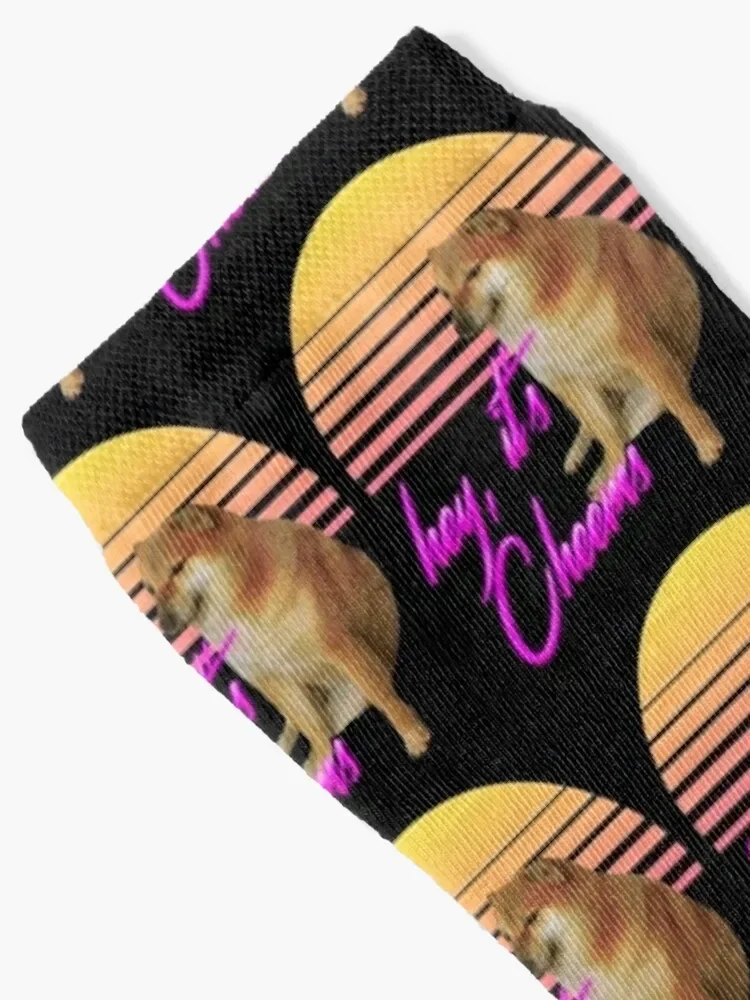 Cheems (Vaporwave) Socks Non-slip cute cool winter Designer Man Socks Women's