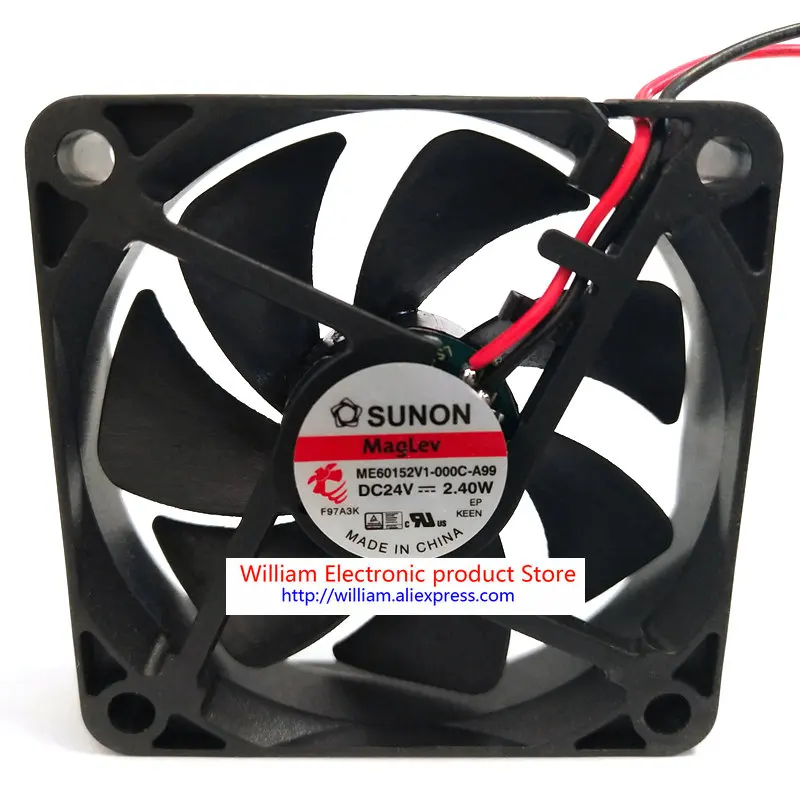 

New Original ME60152V1-000C-A99 60x60x15MM DC24V 2.40W 2Lines Inverter Cooling Fan