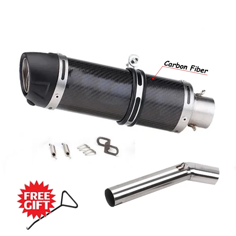 For Yamaha FZS 600 Fazer 1998 - 2003 For Honda CB1300 2003 - 2013 Motorcycle Exhaust Moto Escape Mid Link Pipe DB Killer Muffler