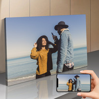 Custom Photos Canvas poster Print Your Photos on The Canvas  Home Decoration Custom Poster Pets Wedding Family Art Photo Canvas