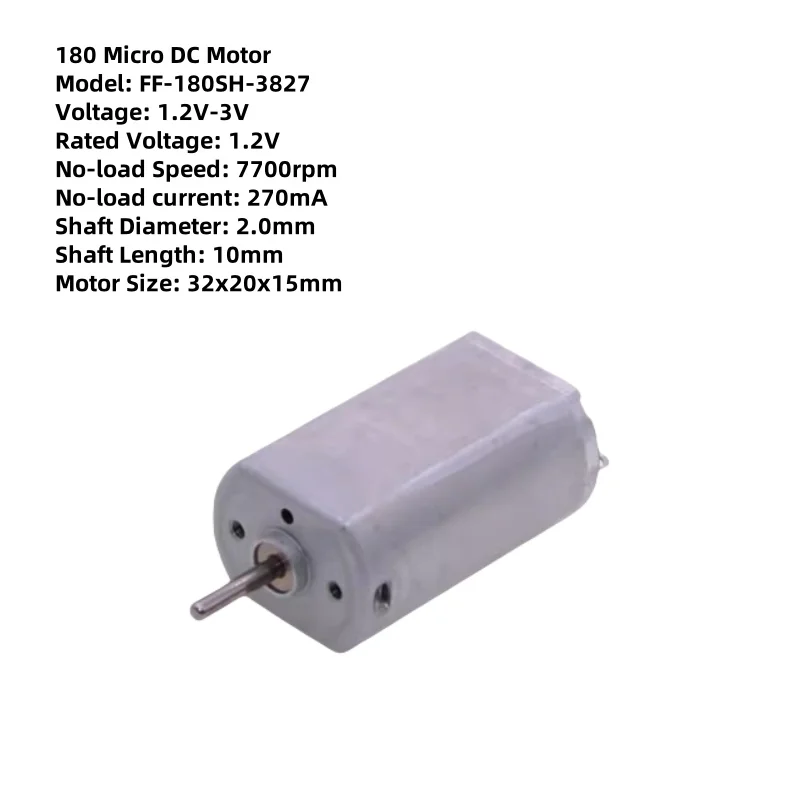 1.2V~24V 130/140/180/260/310/370/380/390/500/545/M20 DC Motor DIY Toy/Car Model Handmade Home Appliance/Blower/Eletric Drill