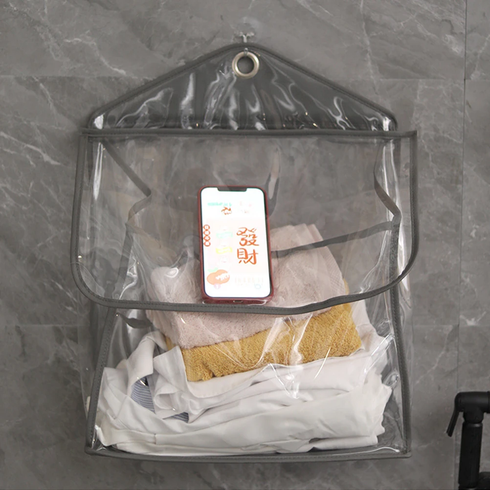 

Hanging Storage Bag Waterproof Large Capacity Bathroom Organizer Pouch Clothes Toiletries Shower Hanging Storage Bag