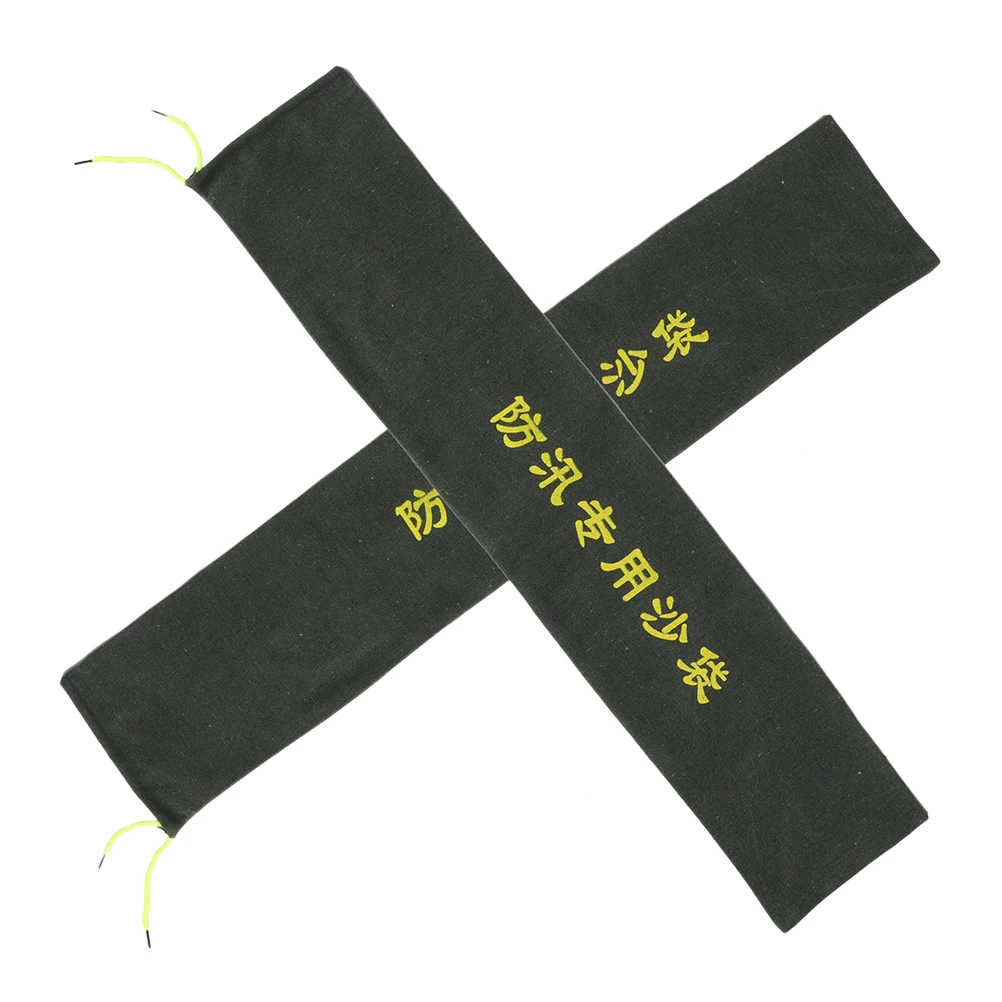 Tope de agua de venir debajo de la puerta, 2 uds., barrera contra inundaciones, bolsa de arena, tira de retención de agua reutilizable para el hogar, protección contra la lluvia al aire libre