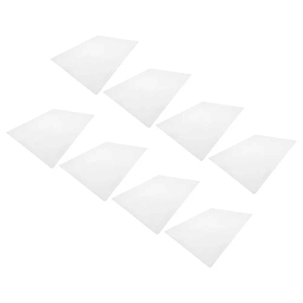 

8Pcs Clear Plastic Sheet Protectors Clear Waterproof Photo Sleeves Poster Document Protectors Plastic Paper Covers Office Home