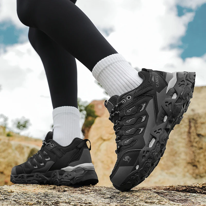Herren Outdoor-Sneaker, Sportschuhe, Wanderschuhe, rutschfeste Trekking- und Campingschuhe, Trainingsschuhe, Laufschuhe, atmungsaktive Kletterschuhe, Trail-Schuhe. – Detail 29