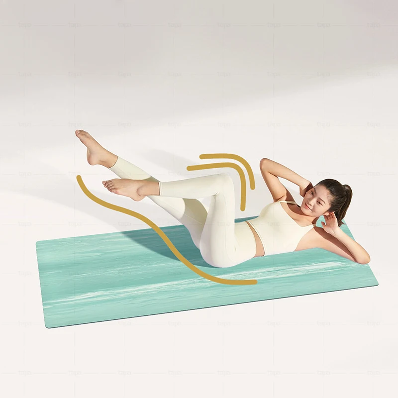 

Pure Rubber Yoga Mat Custom Color and Logo Durable and Dirt Resistance Eco Friendly Natural Rubber Yoga Mat