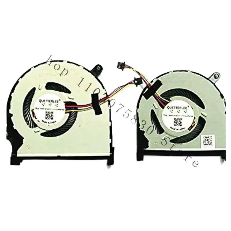 

WYORESY Новый вентилятор для процессора и графического процессора ноутбука для Dell Inspiron 15-7590 7590 7591 P83F Series Fan @