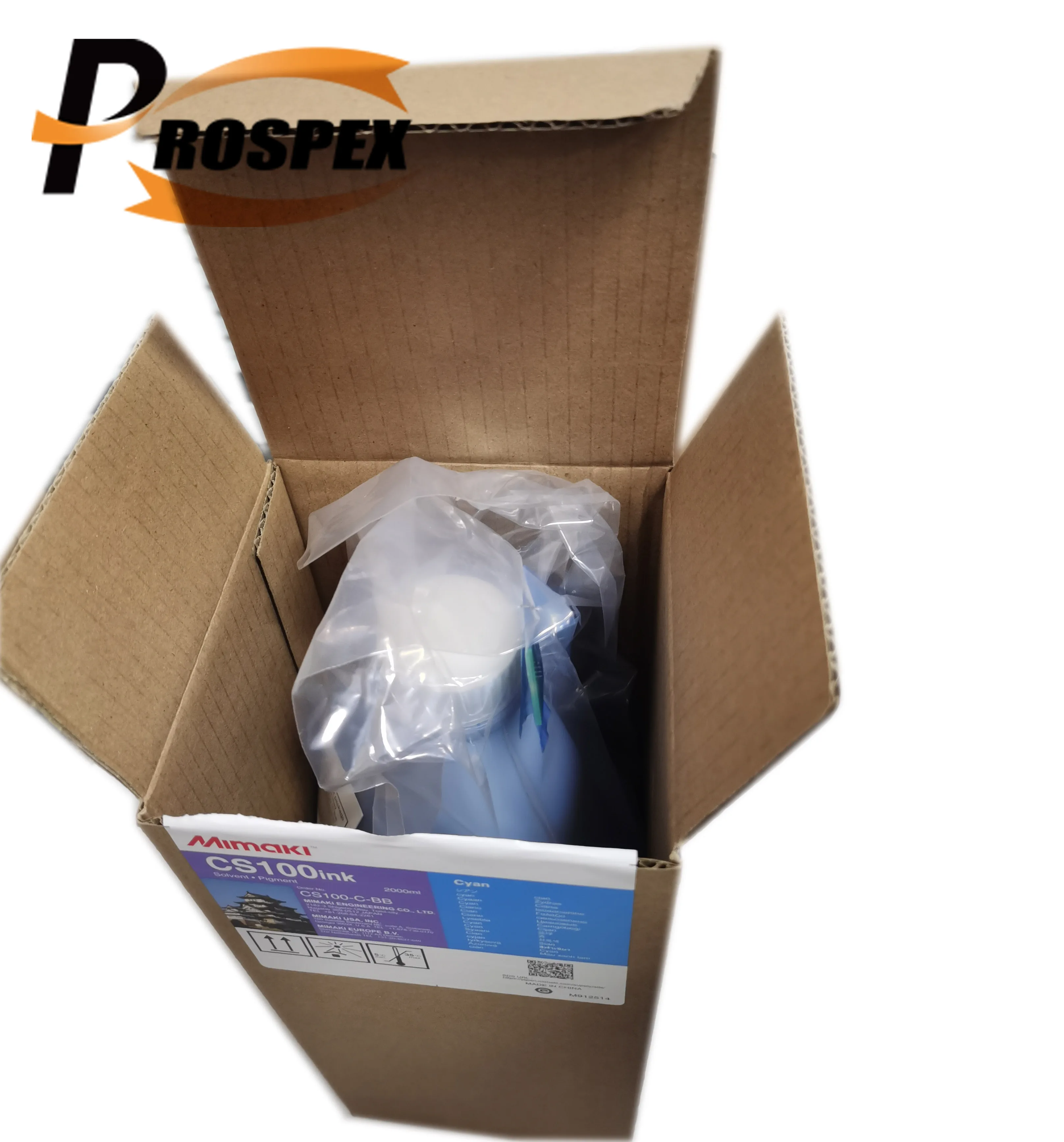 

Оригинальные чернила Mimaki Eco Solvent CS100 2L с чипом, подходят для принтера SWJ-320 S2/SWJ-320 S4, новые продукты