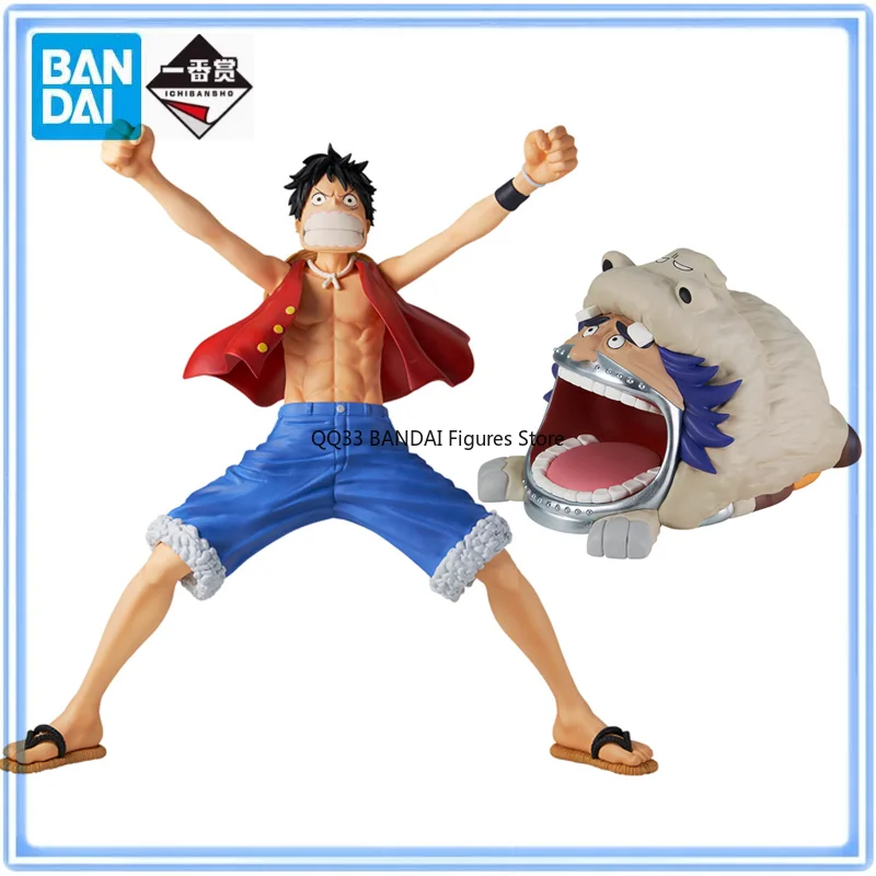 

BANDAI Ichiban Kuji ONE PIECE Monkey D. Luffy&Wapol Bracket The Greatest Battle Action Figure Model Collectible Ornaments