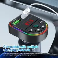 Bluetooth 5.0 FM Transmitter Car Handsfree 3.1A Fast Charger Wireless Audio Receiver Dual USB MP3 Player Car Kit Audio Receiver