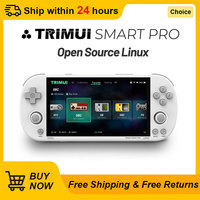 Trimui Smart Pro Handheld Game Player 4.96''IPS Screen Linux System Joystick 5000mAh Smart Pro Retro Video Game Console Gifts