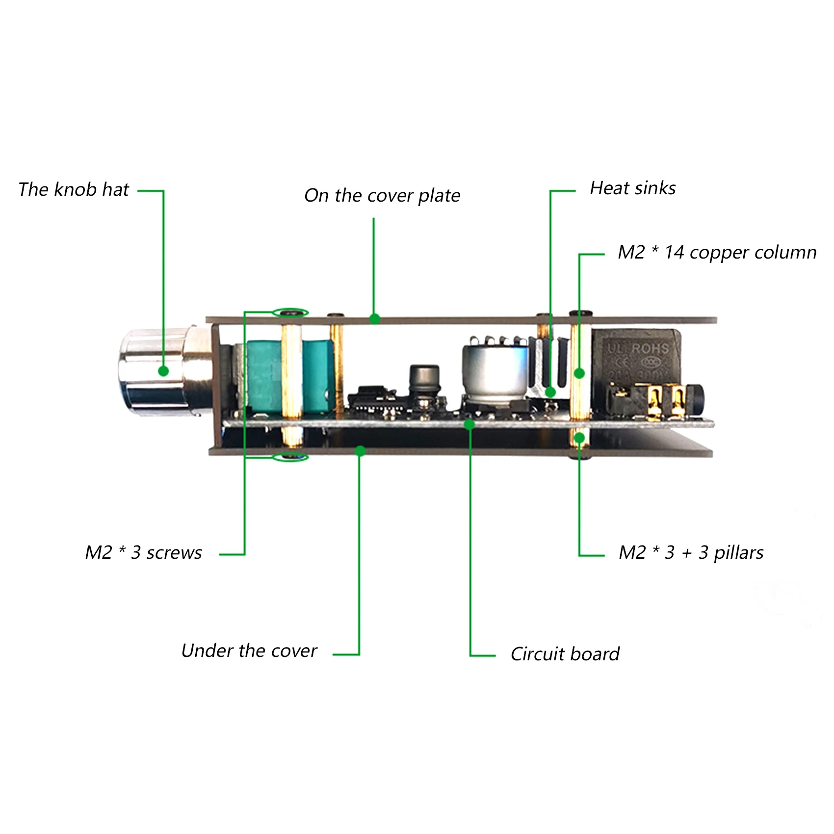 502MT 2X50W Bluetooth 5.0 Subwoofer Amplifier Board 2.0 Channel High Power Audio Stereo Amplifier Board AUX Bass AMP