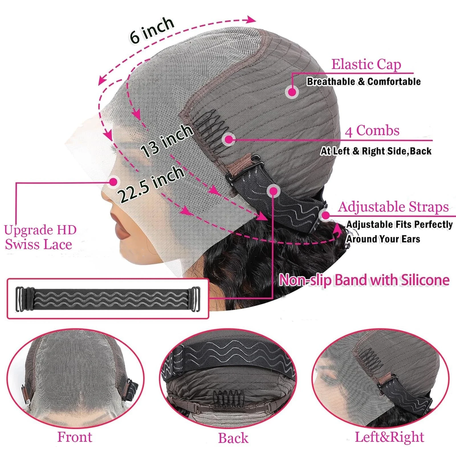 28 32 بوصة 13x4 13x6 موجة مجعد عميق HD الدانتيل الجبهة ريمي شعر مستعار 250 الكثافة قبل قطعها غلويليس 5X5 الدانتيل أمامي خصلات الشعر المستعار الإنسان