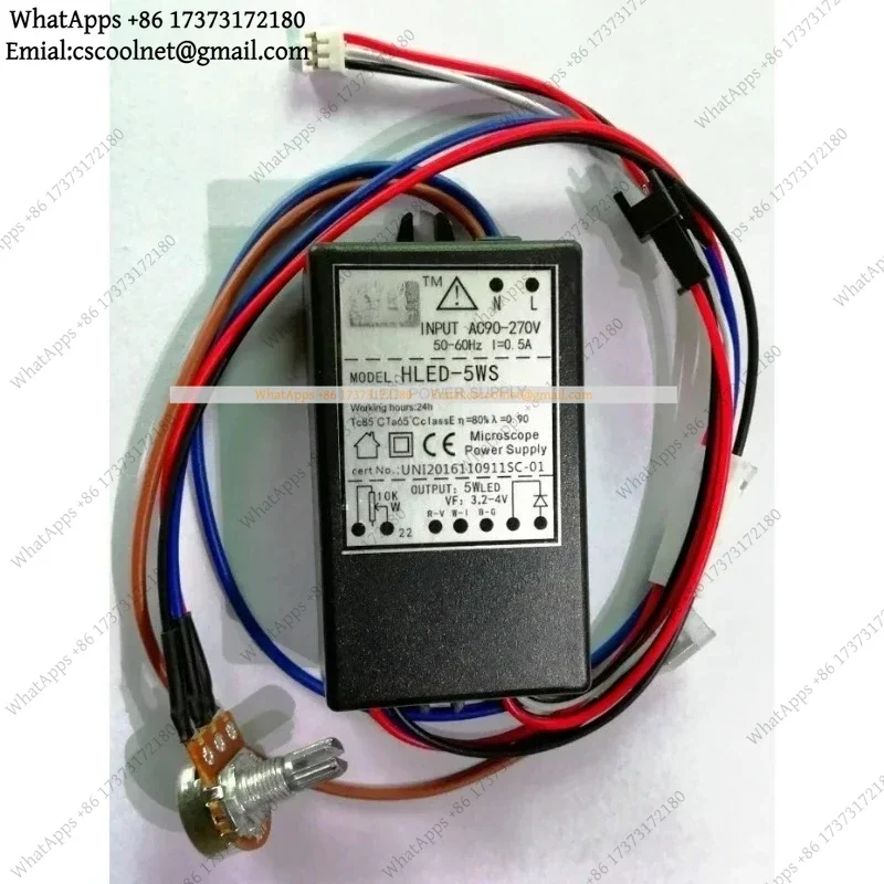 JS02 Microscope Power LED Dimming Driver for HLED-5W HLED-5W1 HLED-5WS YX-2-5V-1000mA