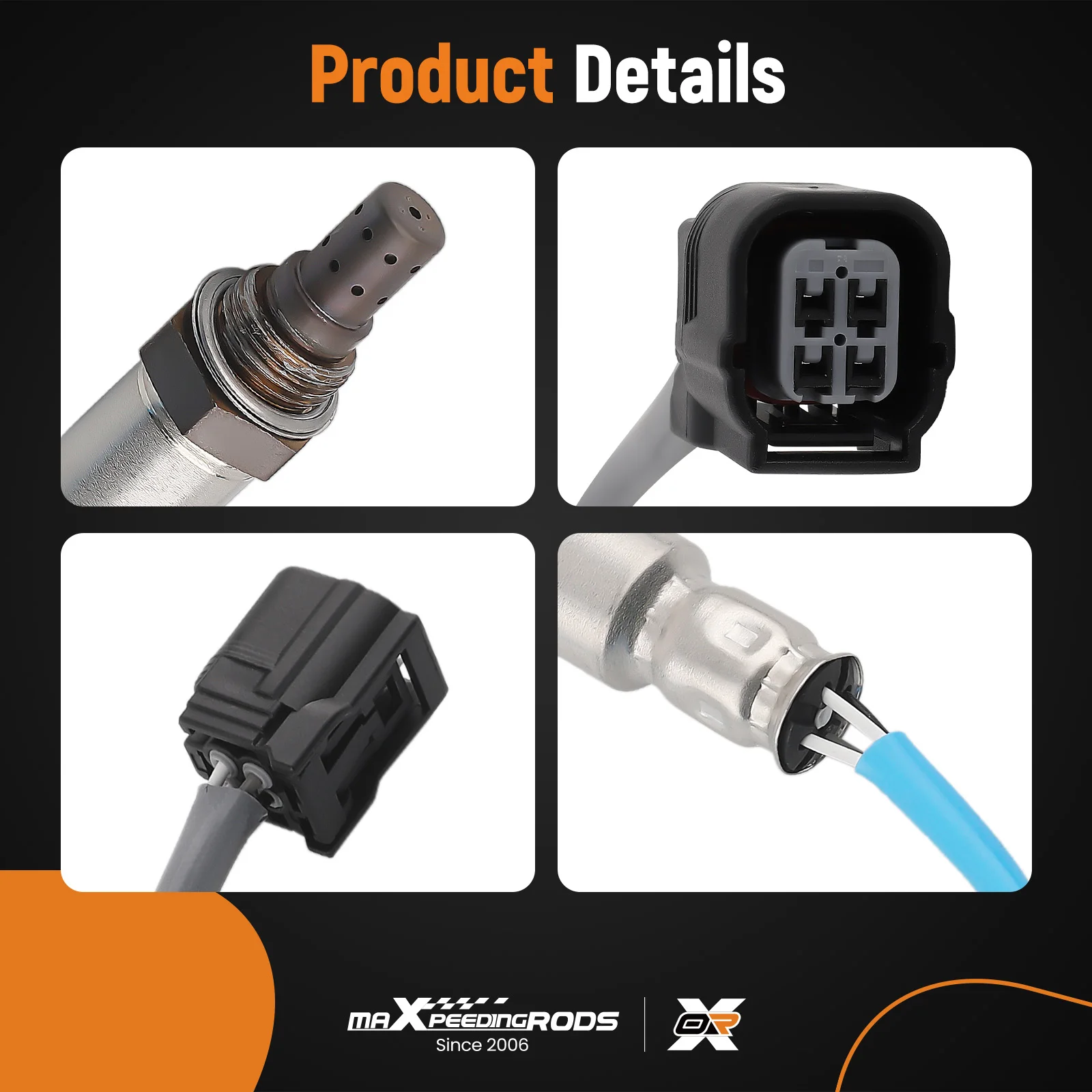 

New 2pc O2 Sensor Up+Down For Honda Accord 2013-14-2017 2.4L L4 234-4574