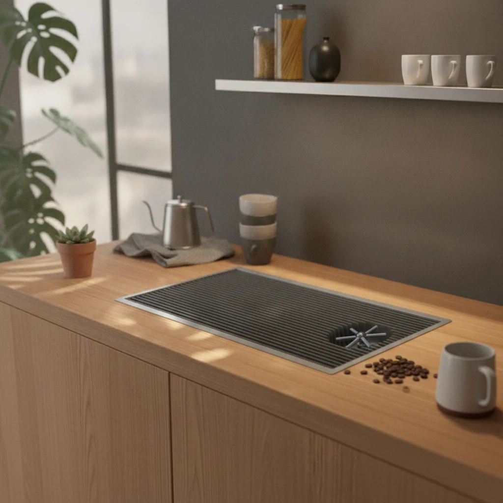

Cup Washing Drain Rack Easy to Clean Coffee Drainage Tray Drainage Tray with Drain Fitting Sturdy Versatile for Baristas