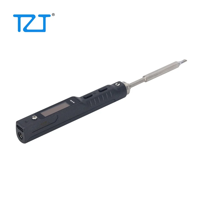 TZT-TS101 لحام الحديد الكهربائية ، 90 واط ، لحام الحديد مصغرة مع مشبك الأرض ESD ، حامل كابل USB ، TS-BC2 ، TS-B2 ، TS-I ، TS-K ، طرف TS-C4
