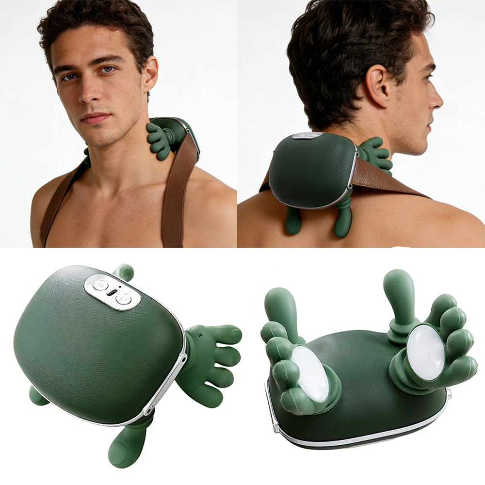 Bionic Neck Shoulder Massager N7 Neck Cervical Trapezius Kneading Massage Relax Rechargeable Acupressure Body Massager