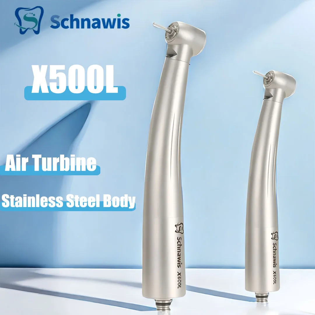 

Dental High Speed Handpiece Dental Air Turbine Hand piece Rotor Tip X500L X700L X600L N-coupling Type With Stainless Steel Body