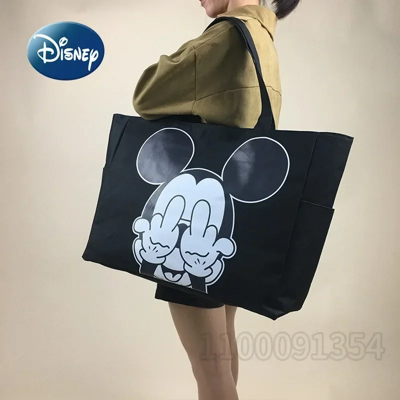 Disney Mickey Neue Windel Tasche Handtasche Luxus Marke Baby Windel Tasche Große Kapazität Hohe Qualität Mode Handheld Lagerung Tasche