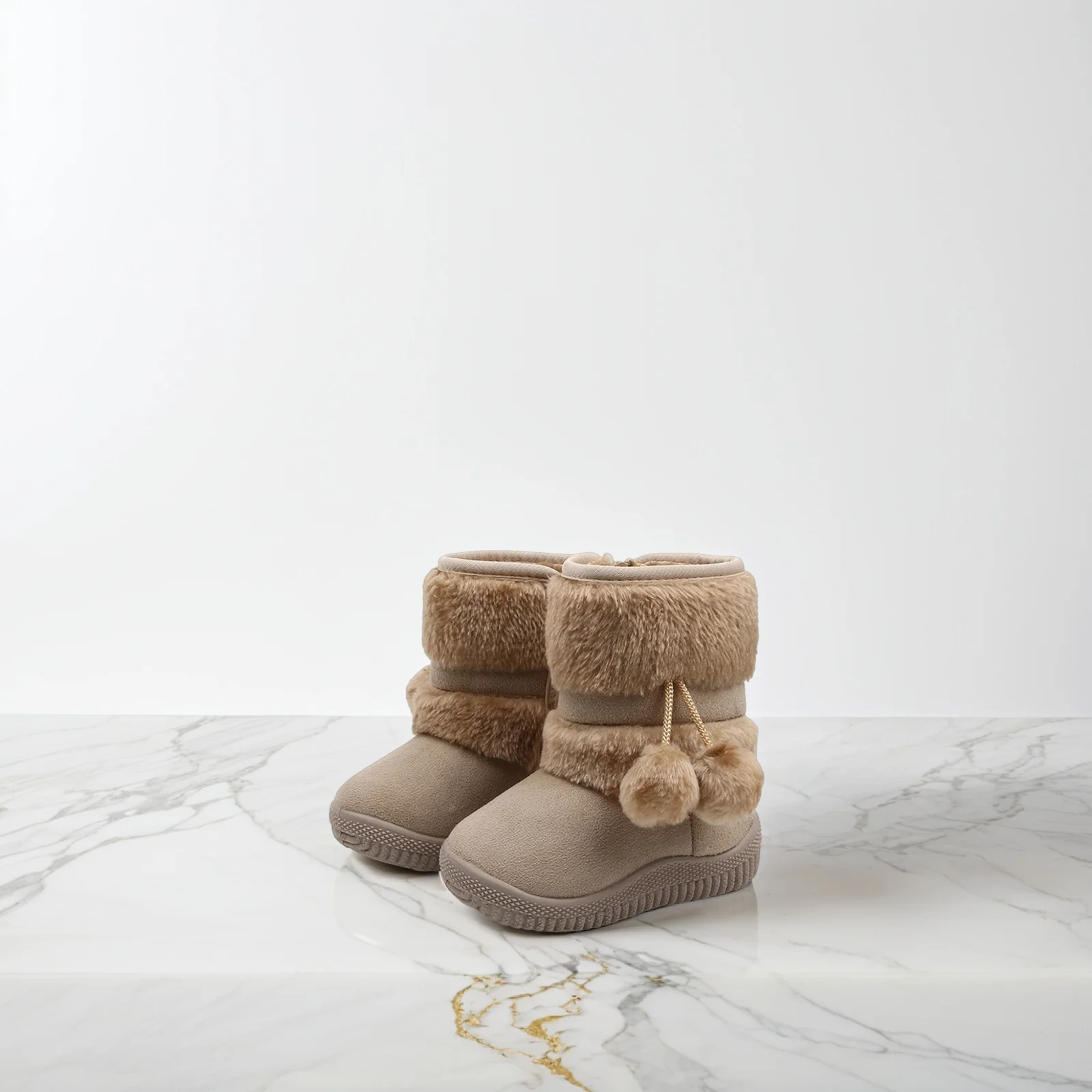 

1Pair Baby Snowshoes Durable Safe Prewalker Soft Sole Winter Warm Boots Baby Winter Shoes Boots for Girls Prewalker