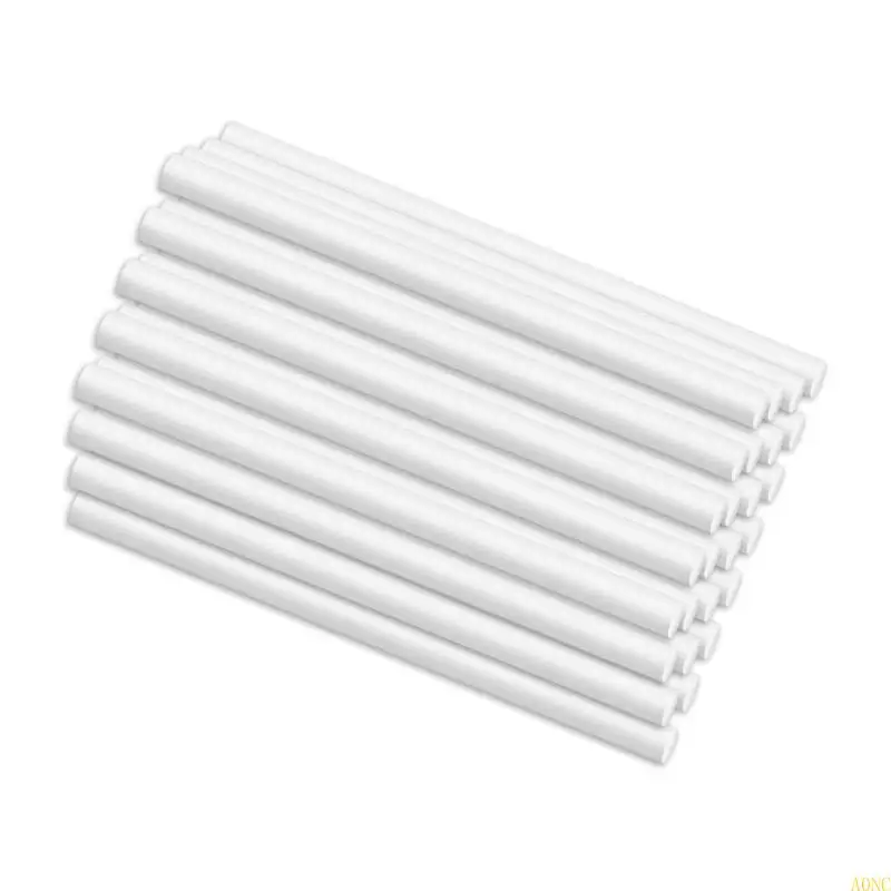 A0NC Pack Of 50 Humidifier Filter Sticks Cotton Wick Refills For Cool Diffusers Portable USB Mini Humidifiers Parts