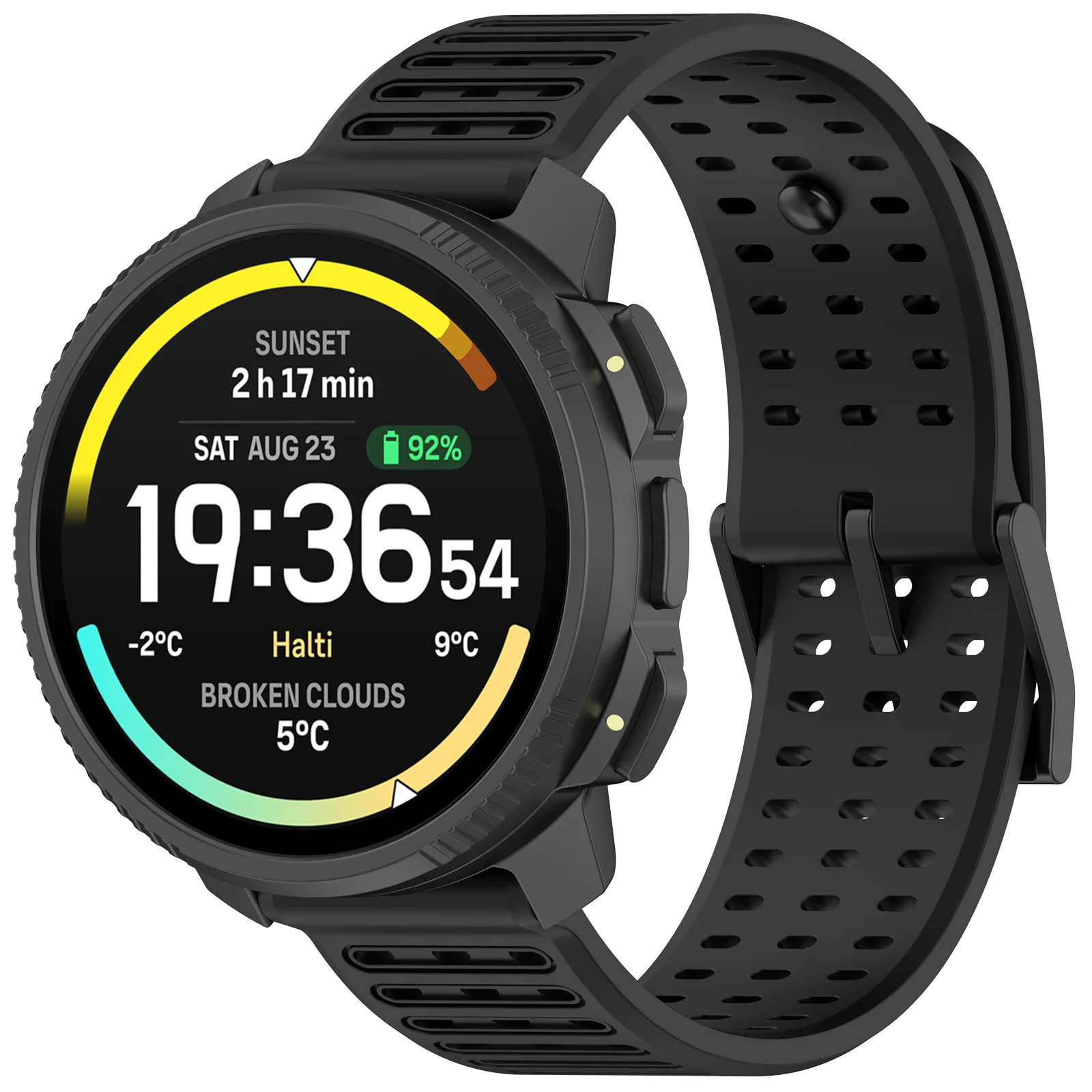Silikon-Uhrenarmband 22 mm für Suunto Vertical 2/RACE 2 S/Run/Ocean Ersatzband für Suunto 5 9 Peak Pro Armband – Detail 6