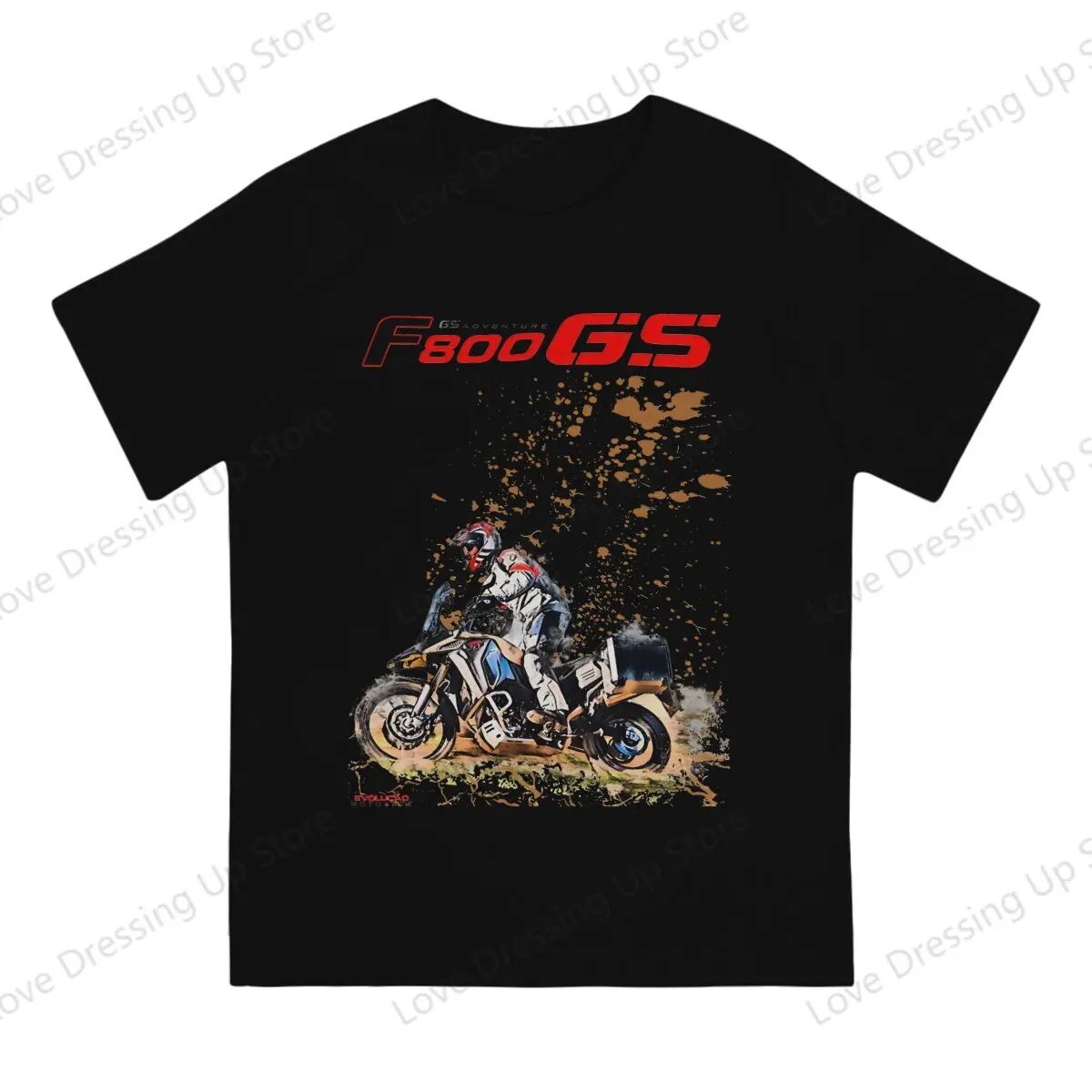 GS Motorcycle Adventure Big Trail Premium Tshirt Graphic Men Tops Vintage Homme Summer COTTON Short Sleeve Harajuku T Shirt