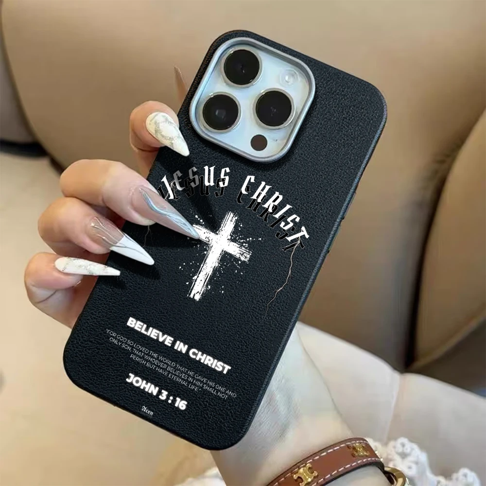 Funda Protectora Antigolpes con Diseño Cruzado para iPhone 17 Pro Max, 15, 14, 13, 12, 11, 16 Pro, XS, X, XR, 7, 8 Plus, 16E, 17 Air