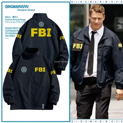 police cosplay intelligence agent movie same jacket men's versatile warm clothes autumn winter Halloween Christmas gifts