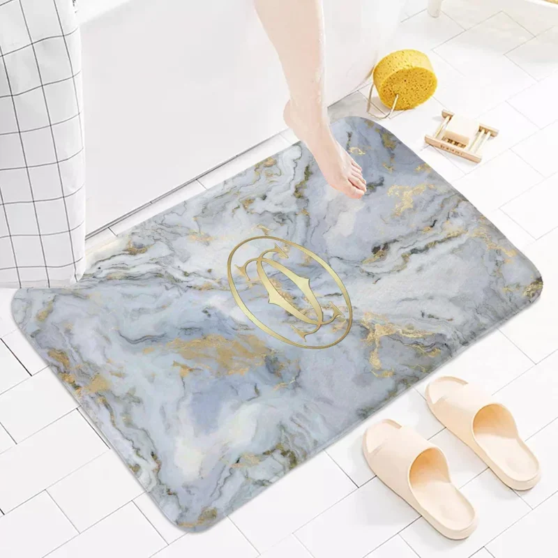 

EE01 Bath Mat Rug Bathroom Foot Mat Non-slip Mat Small Floor Mats Door Mat C-cartier-r Doormat Entrance Door Carpets Rugs Kitch！