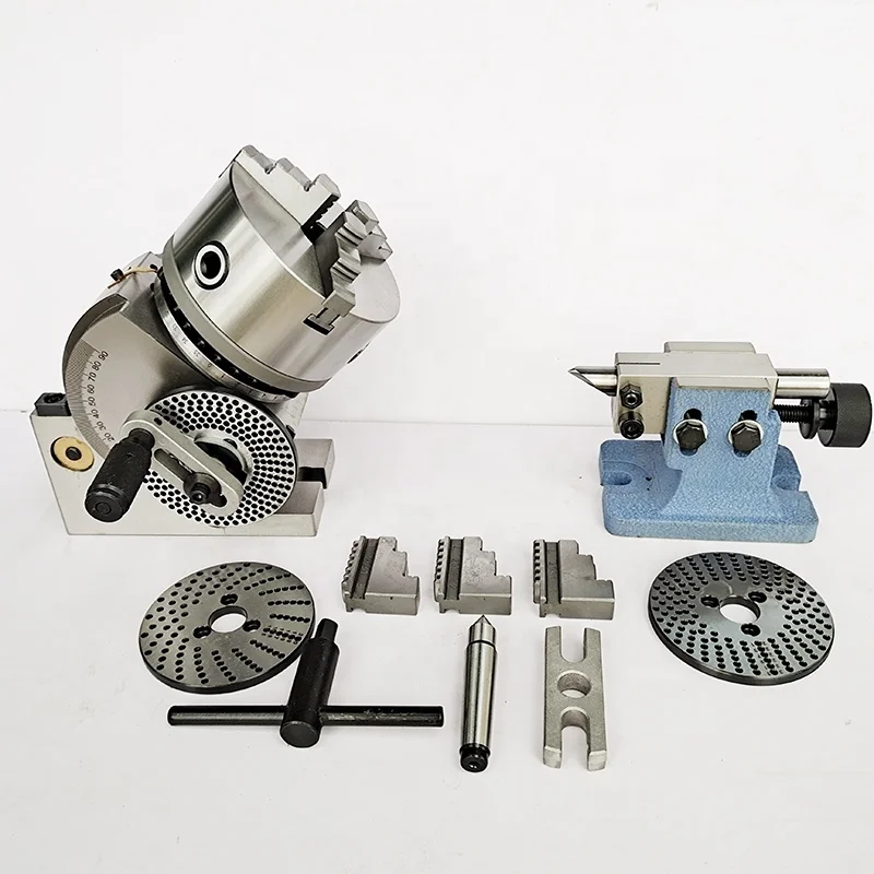 Cabeça divisória universal BS-0 BS-1 com cabeça divisória CNC de mandril de 3 mandíbulas