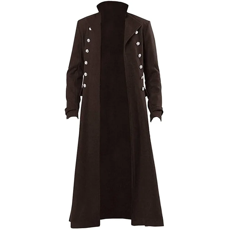 Man Mid-century Steampunk Retro Jacket Gothic Victorian Coat