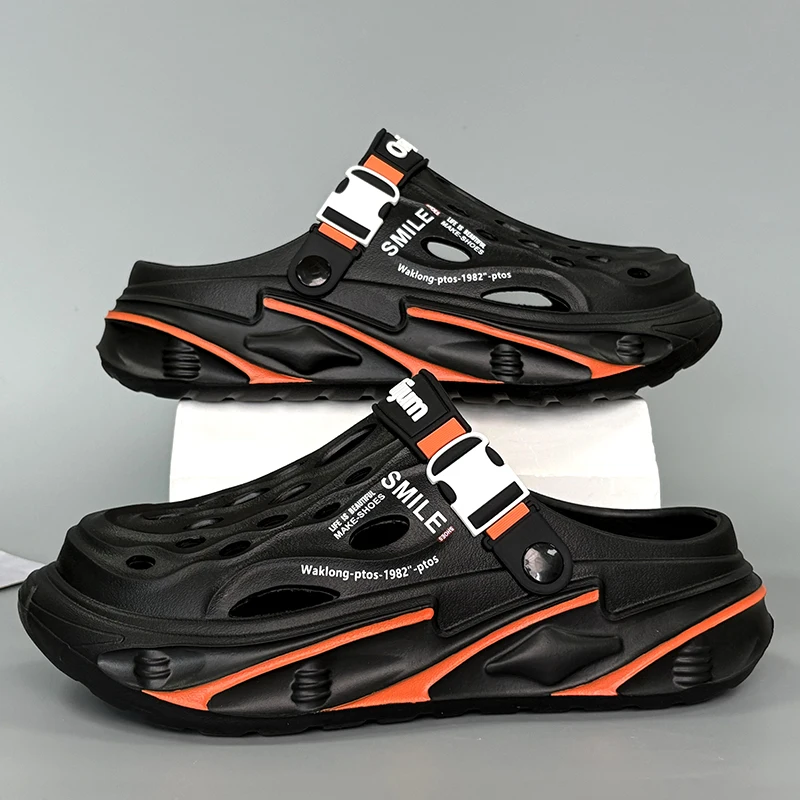 

Men's Outdoor Slippers Sports Sandals EVA Comfortable Beach Clogs Men Casual Shoes Garden Shoes Male Anti-Slip Couple's Slippers