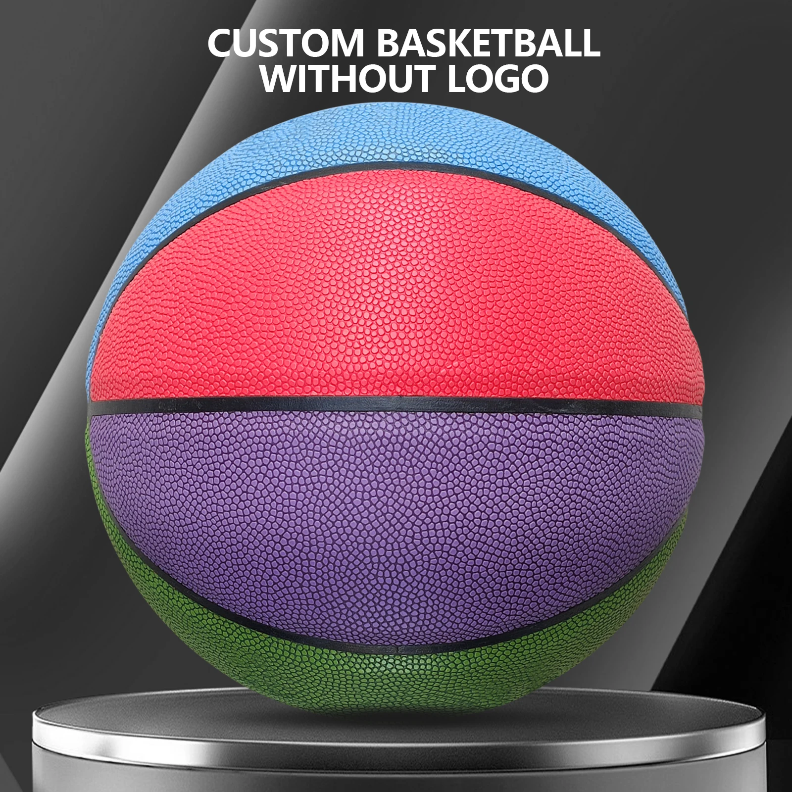 No-Logo Basketball Official Size 6/7 Indoor&Outdoor Non-slip Composite Soft Leather Wear Resistant Training Ball For Men Women