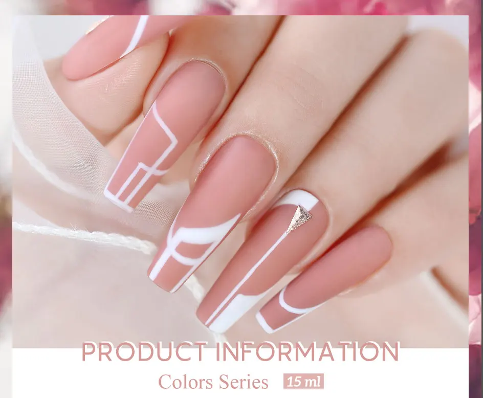 Description Picture 3 of itemNAILCO 3PCS Gel Nail Polish Fall Winter Color Nail Art Set Soak Off UV DIY Hybrid Manicure Nail Gel Semi Permanent Base Top Coat