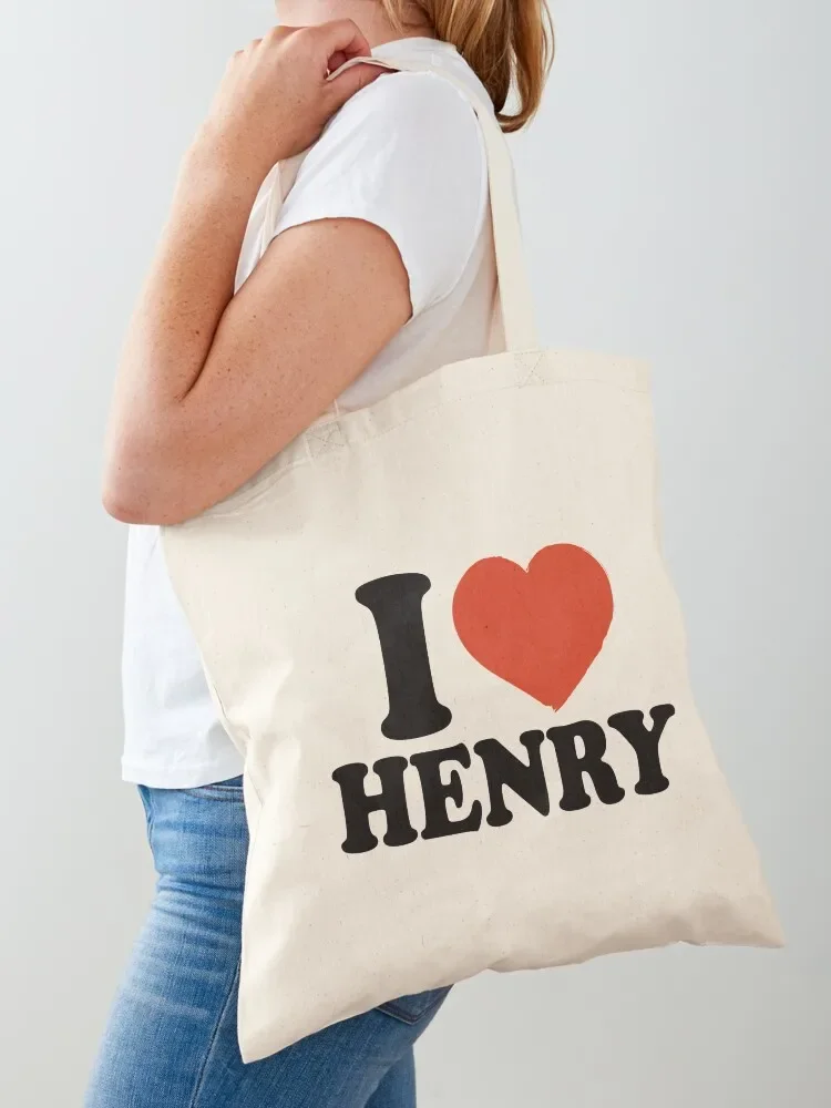 

I Love Henry Tote Bag shopper bag women tote bags men canvas tote bag Reusable bags