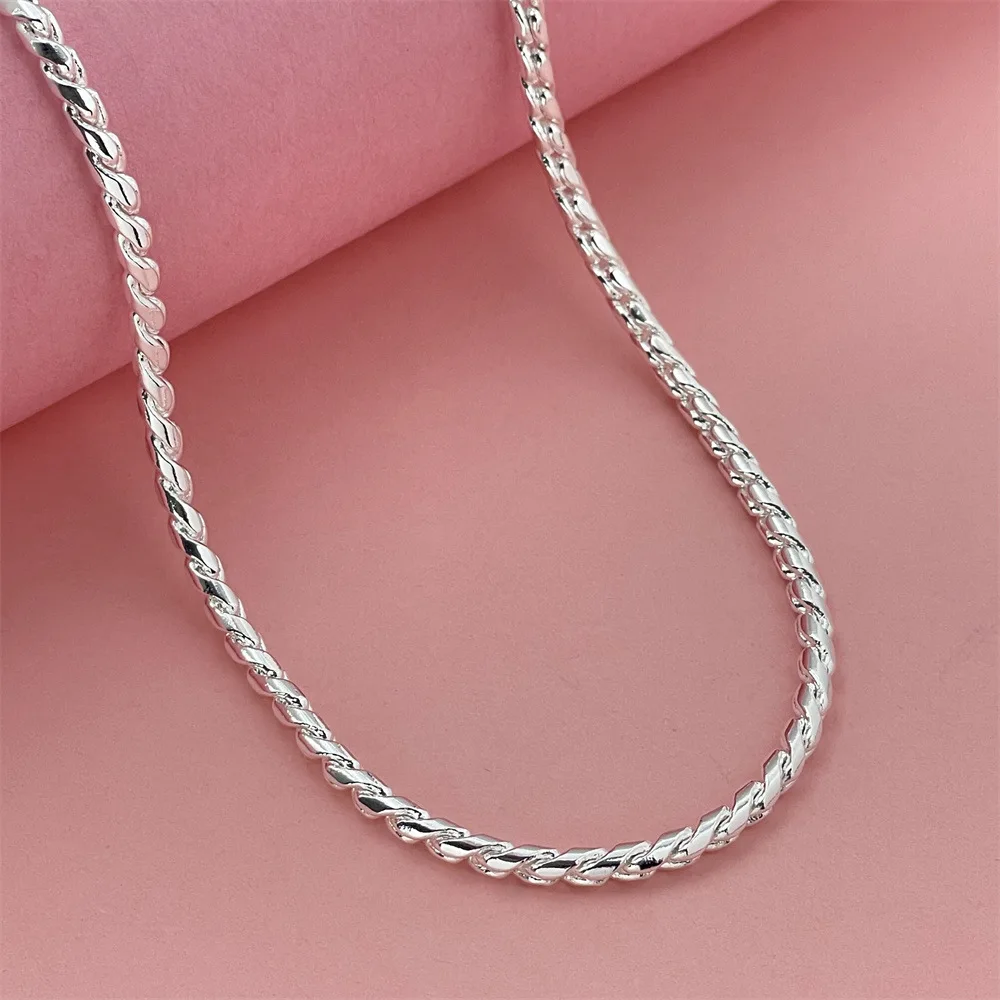 

Hypoallergenic Skin-friendly 50CM 60cm 3MM Rat Tail Necklace Silver &Gold S925 Sterling Silver For Women S925 safe for long wear