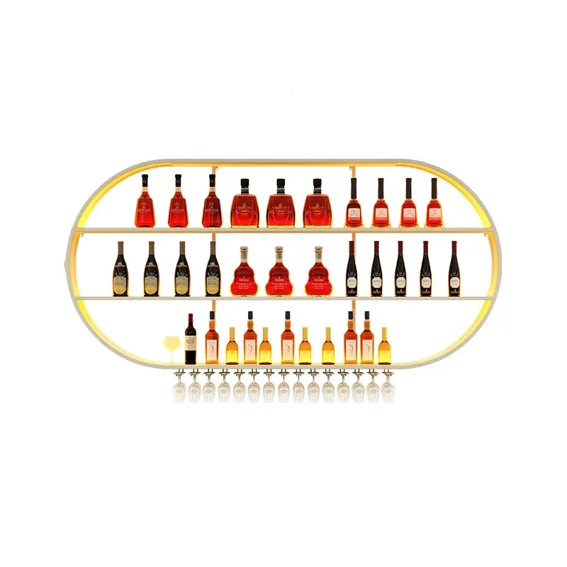 

Wall Organizer Wine Racks Kitchen Storage White Commercial Liquor Store Wine Rack Vintage Modern Stojak Na Wino Decoration