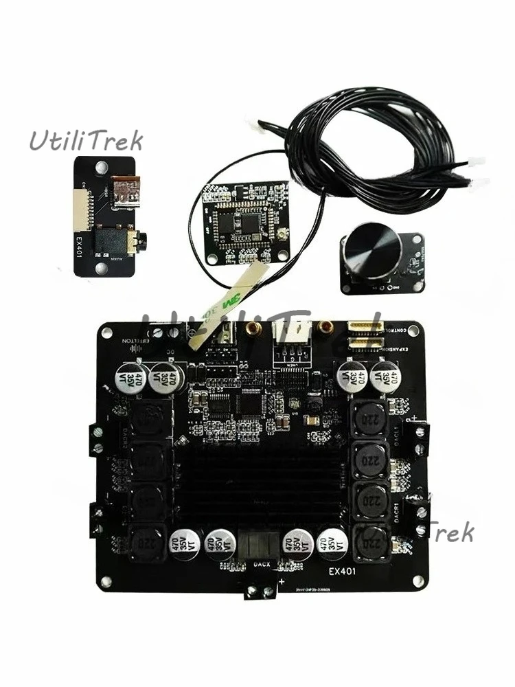 

DSP Amplifier Board Bluetooth 5.4 High Power DIY Subwoofer Stereo Surround 5 Channel Electronic Frequency Division Tuning
